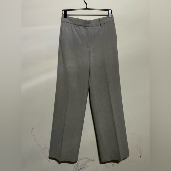Babaton Pants - Babaton Women's grey Wide-Leg Pants